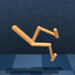 Walker locomotion animation